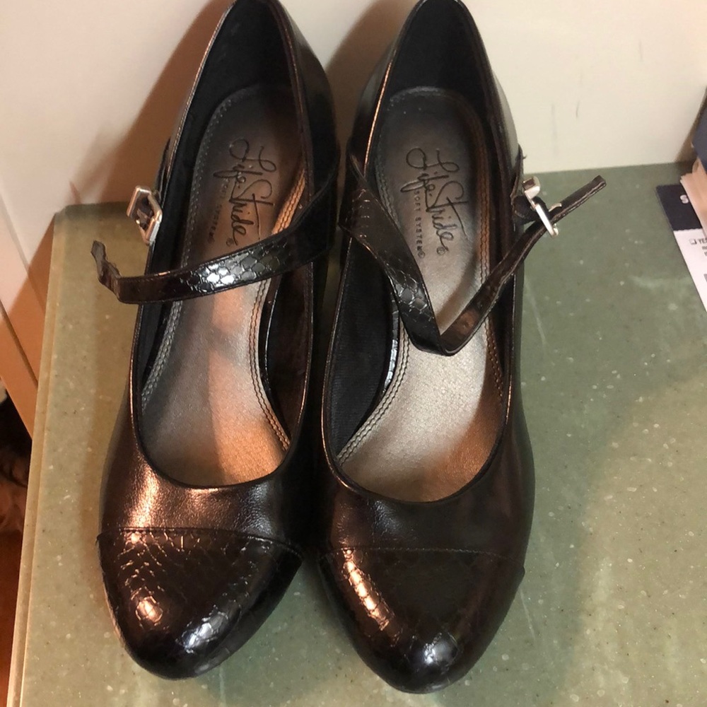 Black heels
